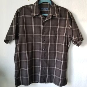 Woody's Retro Lounge Plaid Button Down Shirt